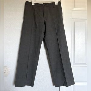 Hugo Boss Halm Gray Wool Straight
Pants 32X28